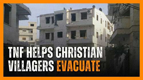 TNF Helps Christian Villagers Evacuate